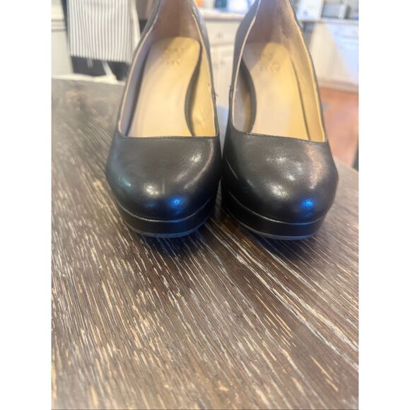 Naturalizer Berlin Black Platform Block Heel Pump sz 8.5 EUC - Picture 14 of 14